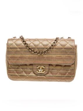 Chanel Paris-Seoul Small Metallic Single Flap Shoulder Bag